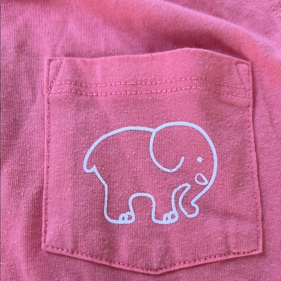 Ivory Ella Pink Short Sleeve Tee with Crew Neck - Picture 3 of 4